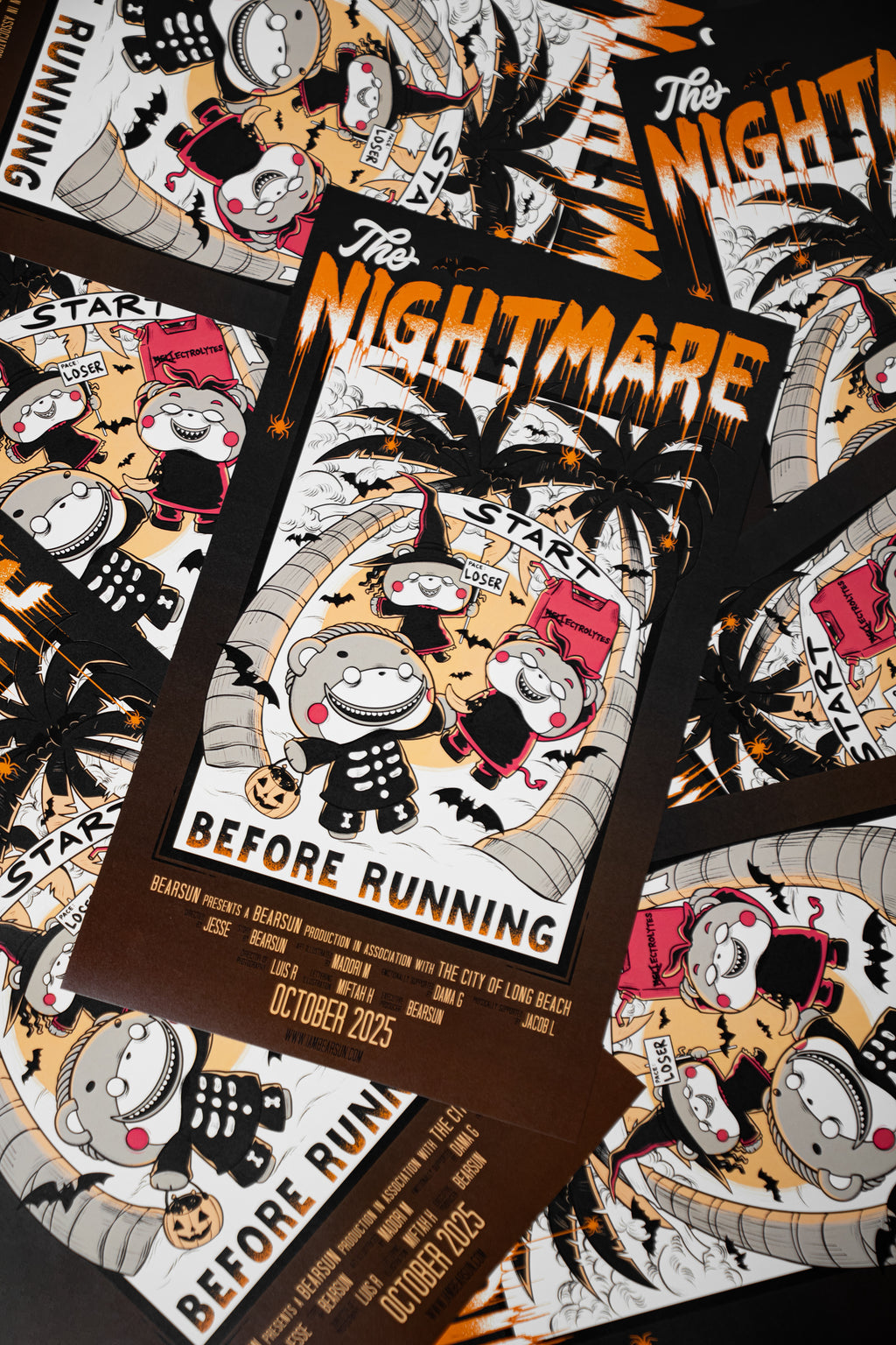 The NIGHTMARE Before RUNNING! Poster.