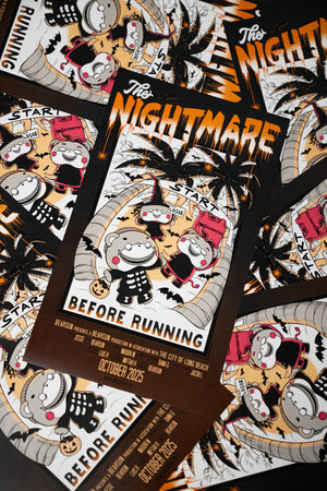 The NIGHTMARE Before RUNNING! Poster.