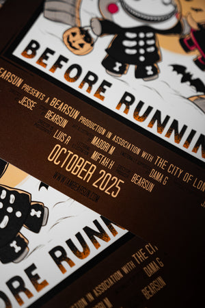 The NIGHTMARE Before RUNNING! Poster.